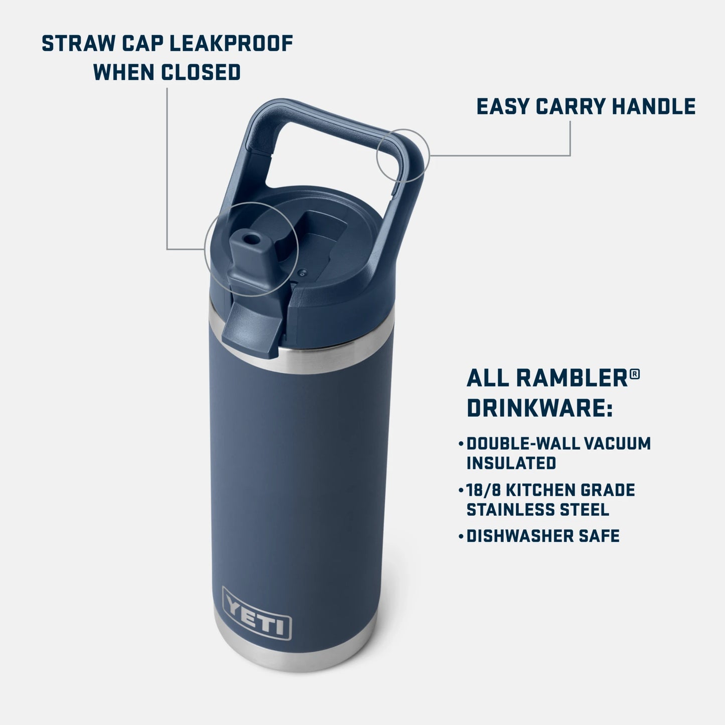 18 oz Water Bottle - US 8974