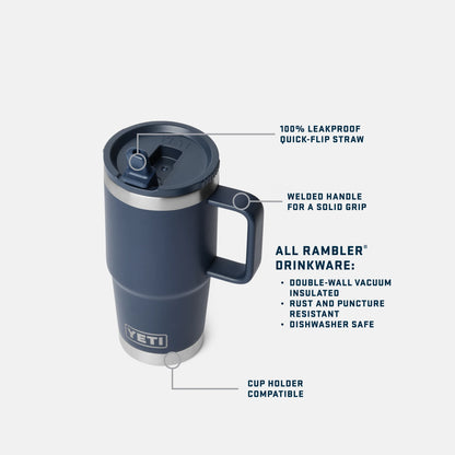 20 oz Travel Straw Mug - US 4686
