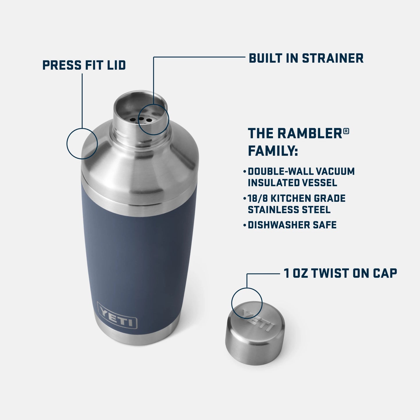 20 oz Cocktail Shaker - US 5582