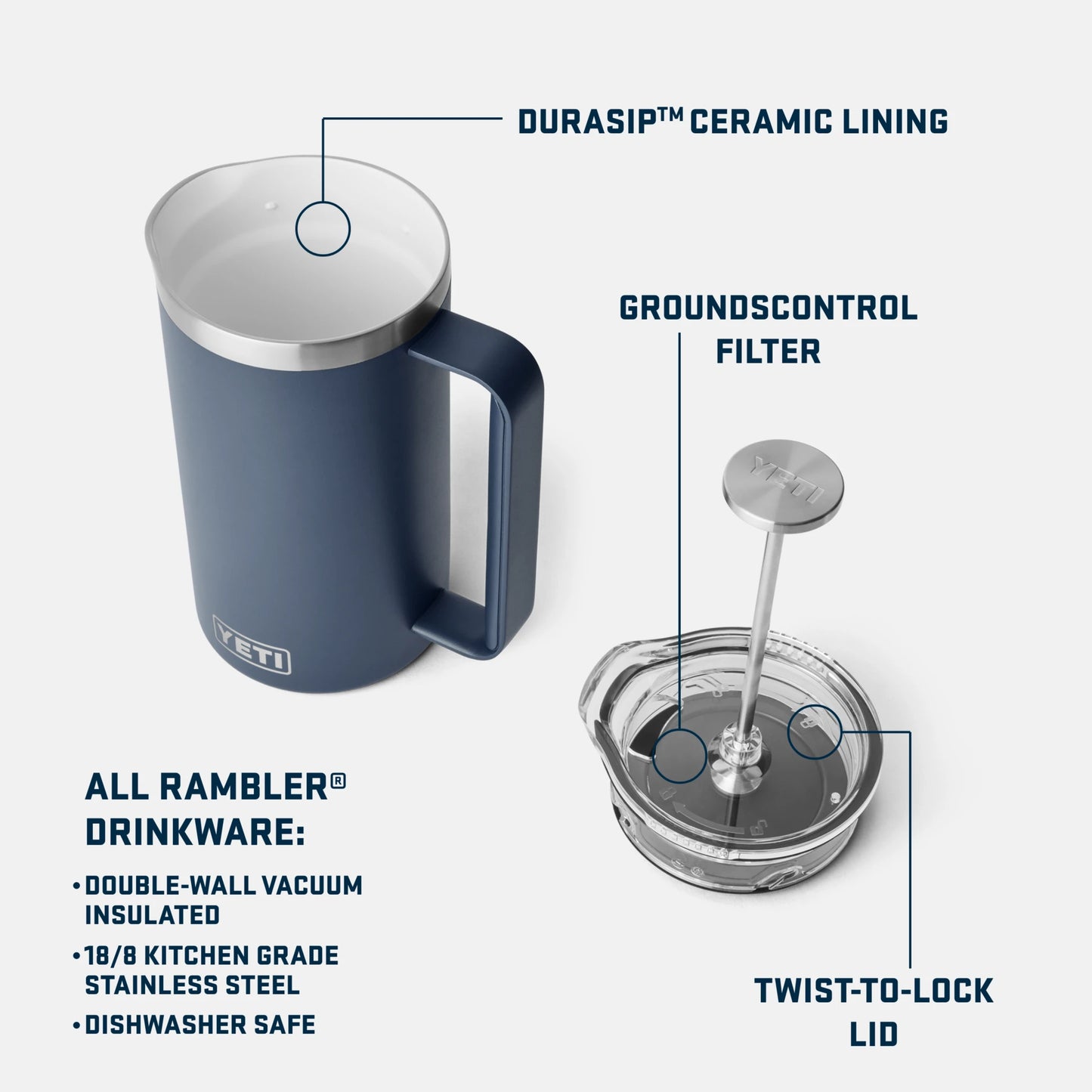 34 oz French Press - US 4263