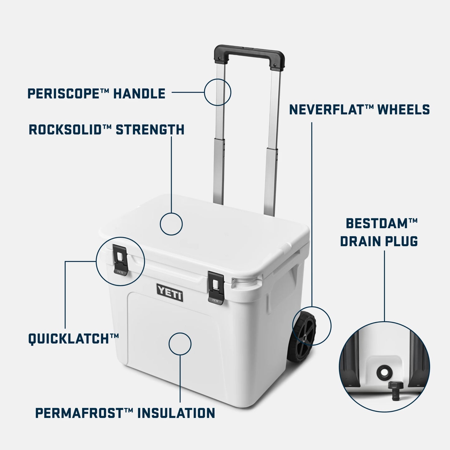 60 Wheeled Cooler - US 6146