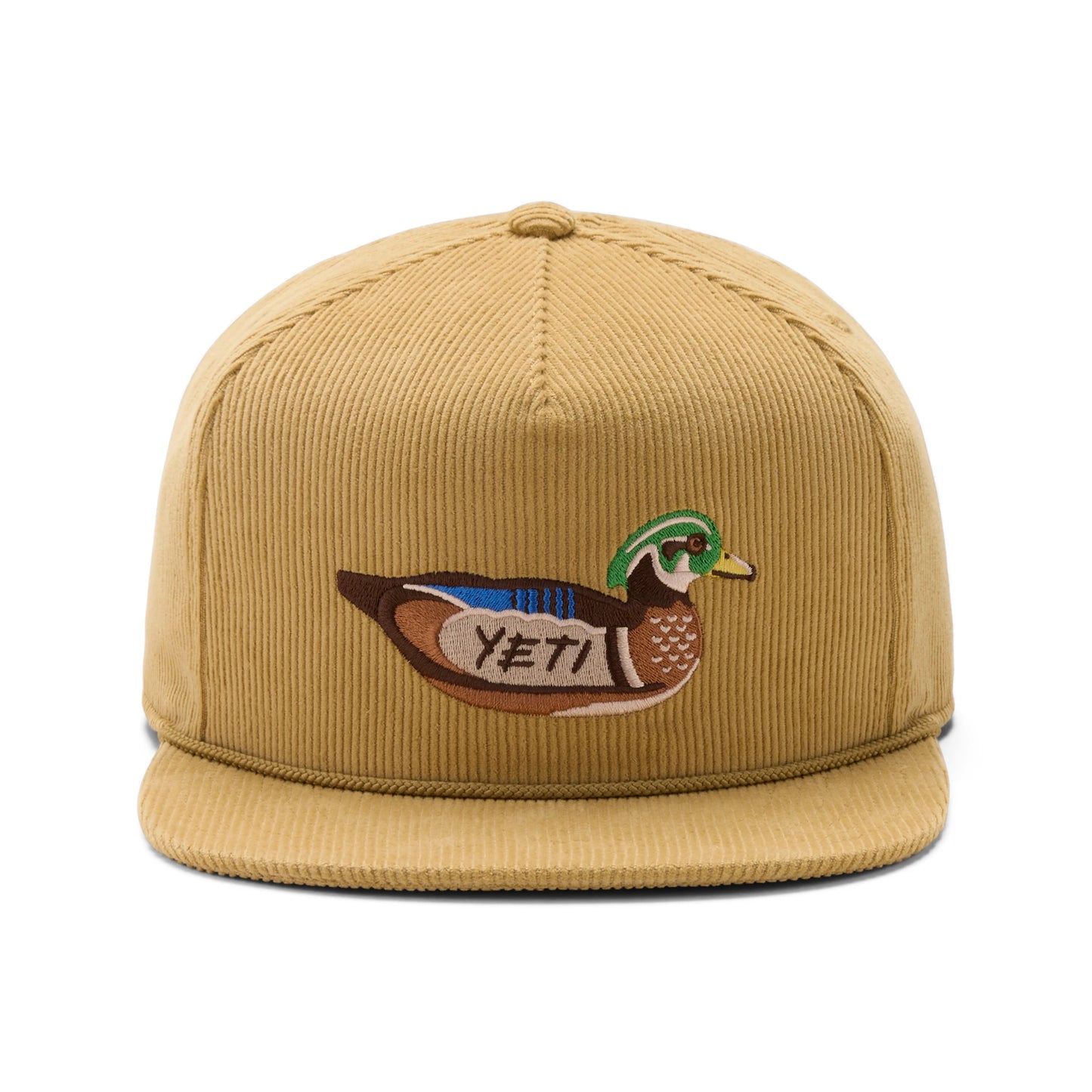Corduroy Flat Brim Rope Hat - US 4448