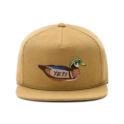 Corduroy Flat Brim Rope Hat - US 4448