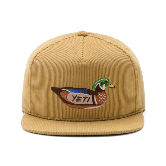 Corduroy Flat Brim Rope Hat - US 4448
