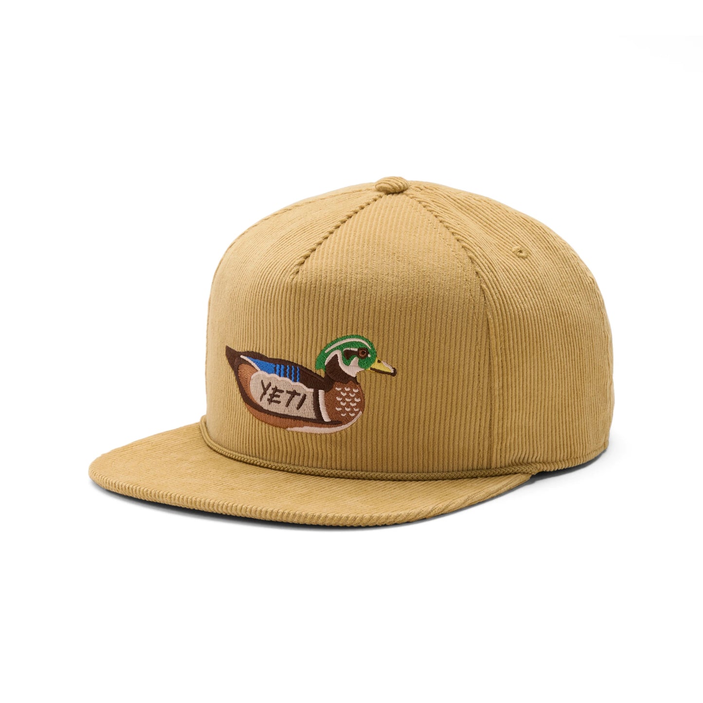 Corduroy Flat Brim Rope Hat - US 4448