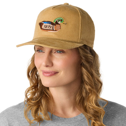 Corduroy Flat Brim Rope Hat - US 4448