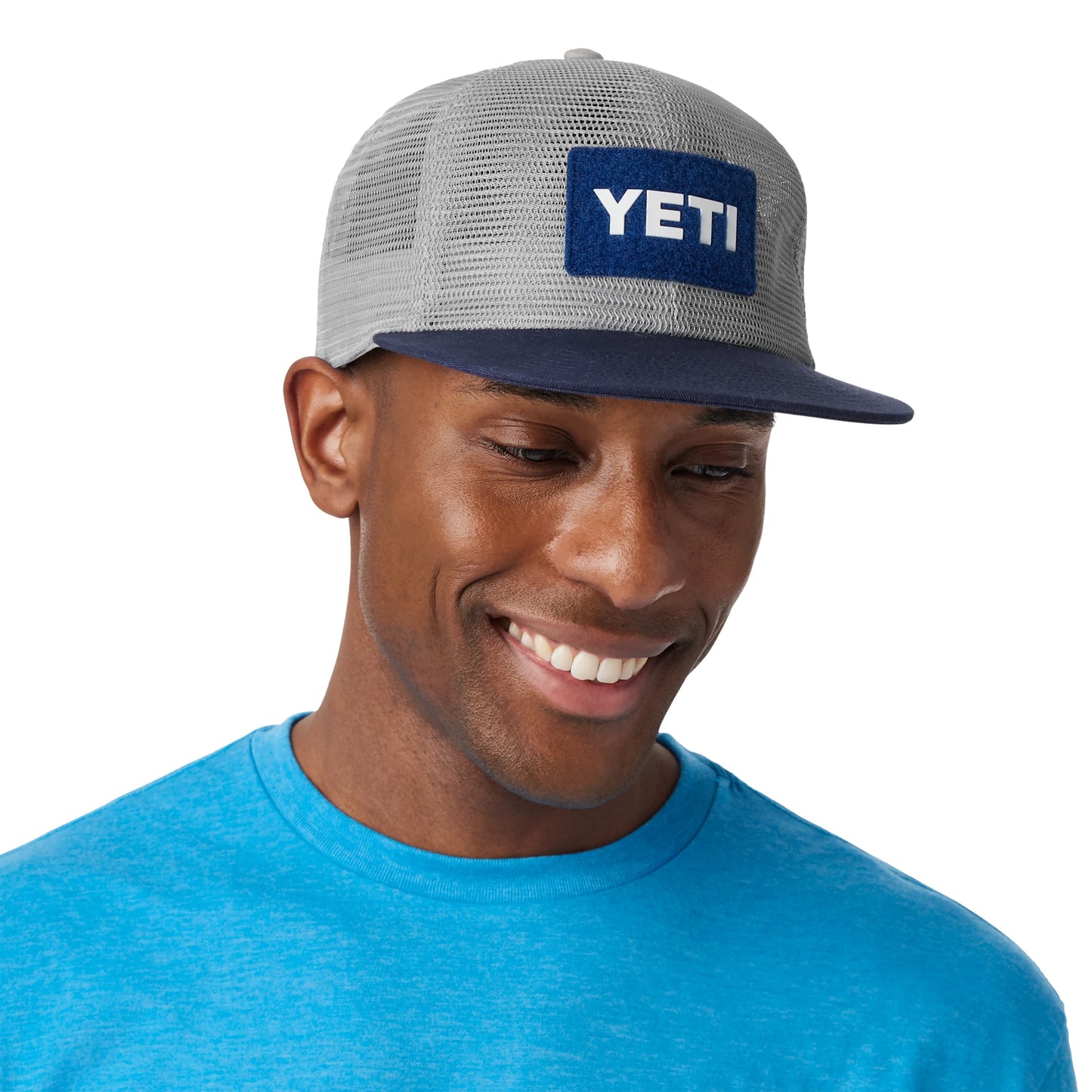 Flat Brim Mesh Hat - US 1259